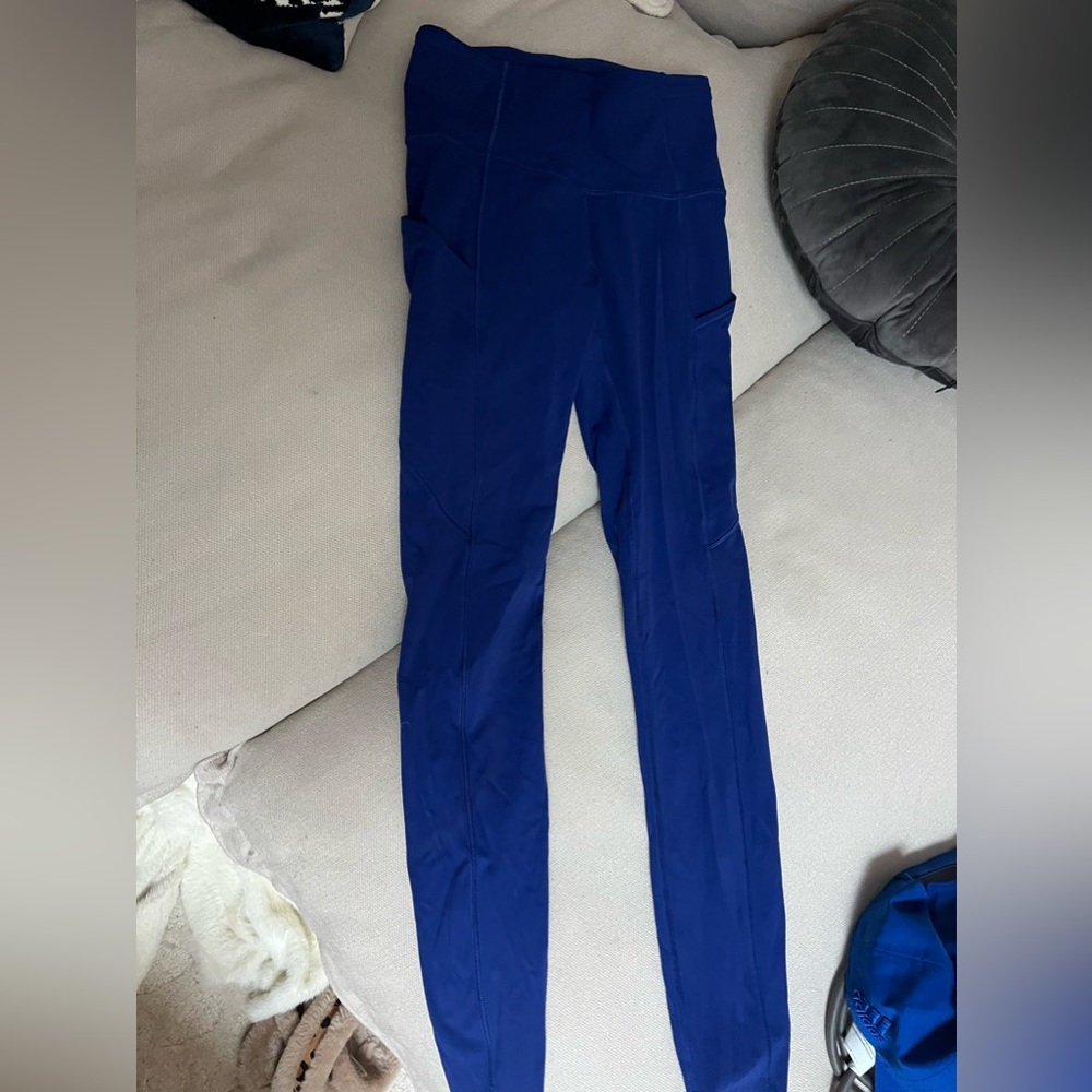 Lululemon fast and free leggings - like new!